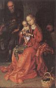 Martin Schongauer The Holy Family oil